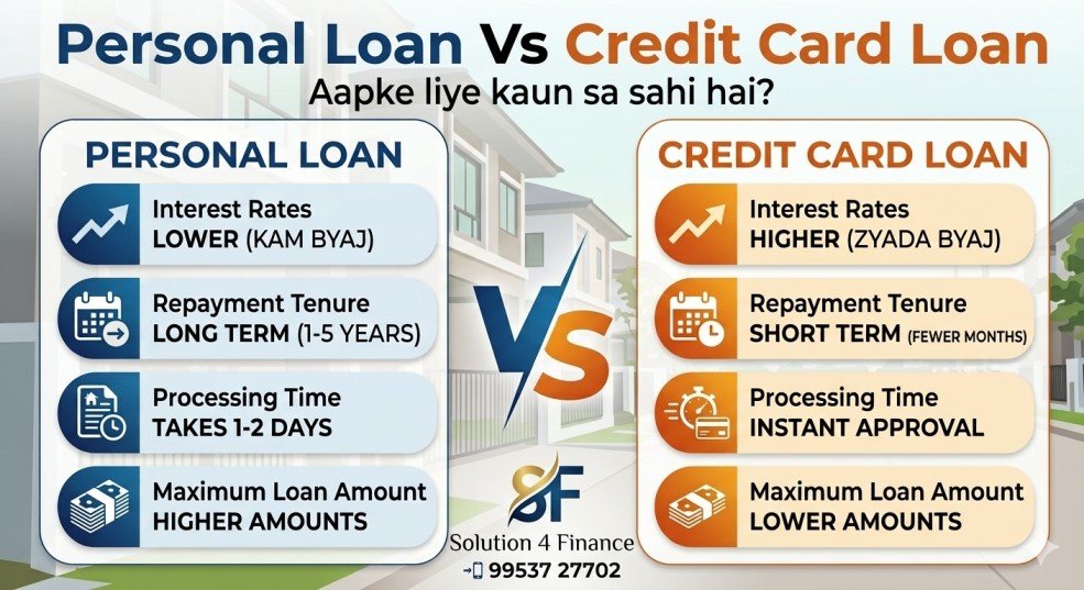 Personal Loan vs Credit Card Loan: Which Is Better in 2026?