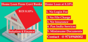 Best Home Loan from Govt Bank in Gurgaon – Avail low interest rates starting at 8.10% with easy EMI options. Apply now with Solution4Finance for quick approval!